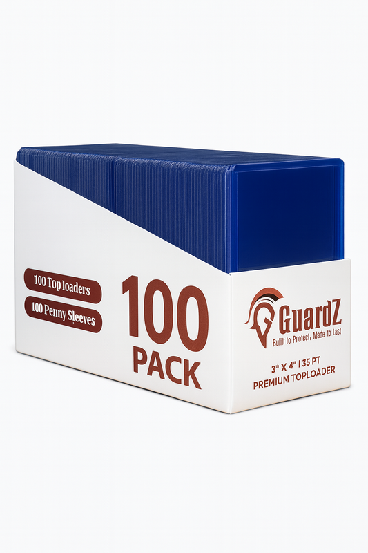 100 combo pack toploader/penny sleeve